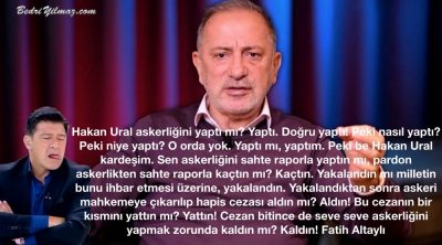 Hakan Ural’ın Askerliği – Fatih Altaylı