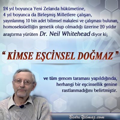 Kimse Eşcinsel Doğmaz – Neil E. Whitehead