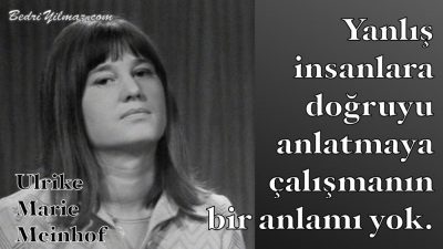 Anlam – Ulrike Marie Meinhof