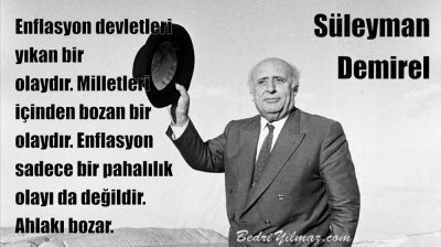 Enflasyon – Süleyman Demirel