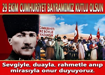 Cumhuriyet Bayramı Kutlu Olsun