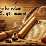 Verba Volant Scripta Manent