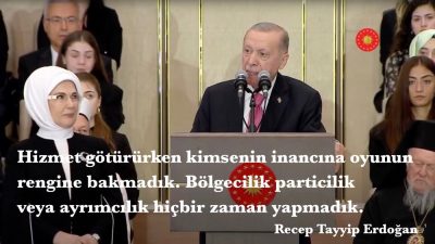 Ayrımcılık – Recep Tayyip Erdoğan