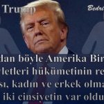 İki Cinsiyet – Donald Trump