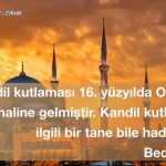 Kandil Kutlaması – Bedri Yılmaz