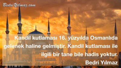 Kandil Kutlaması – Bedri Yılmaz