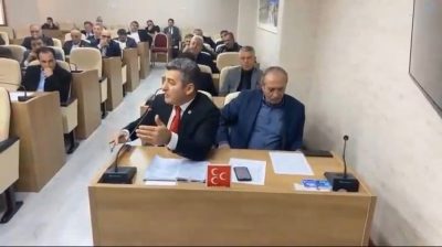 Çorum İl Genel Meclisi’nde MHP Meclisi Grup Başkanı Selim Dölcü’nün Sayın Öcalan İfadesi